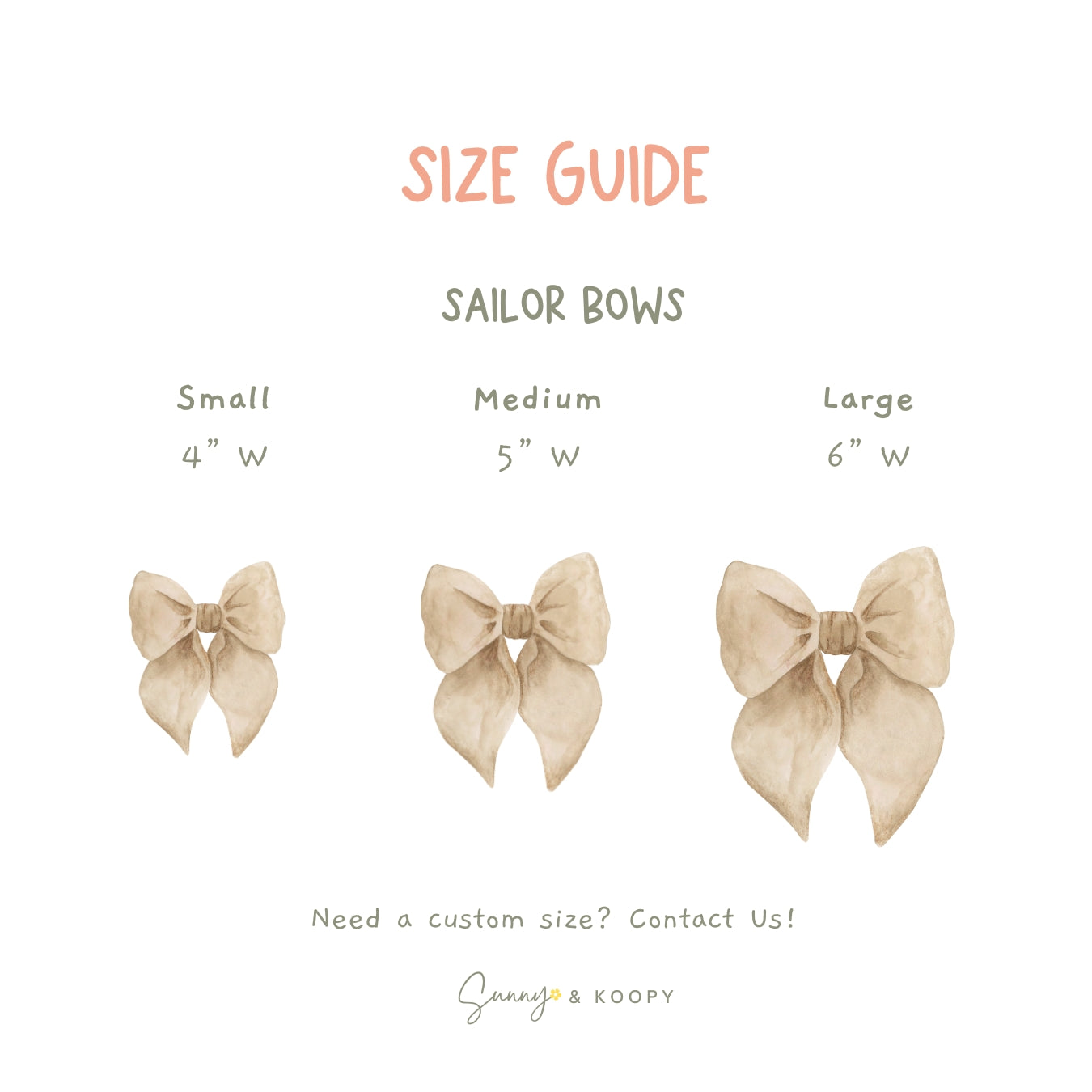 Custom Bow Tie Or Sailor Bow