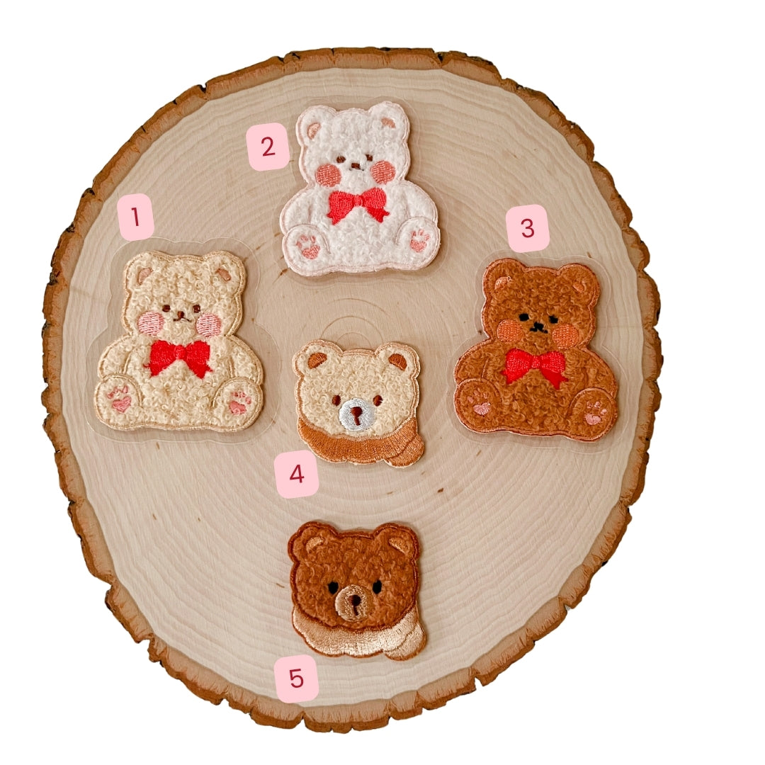 Bear Iron On Patches
