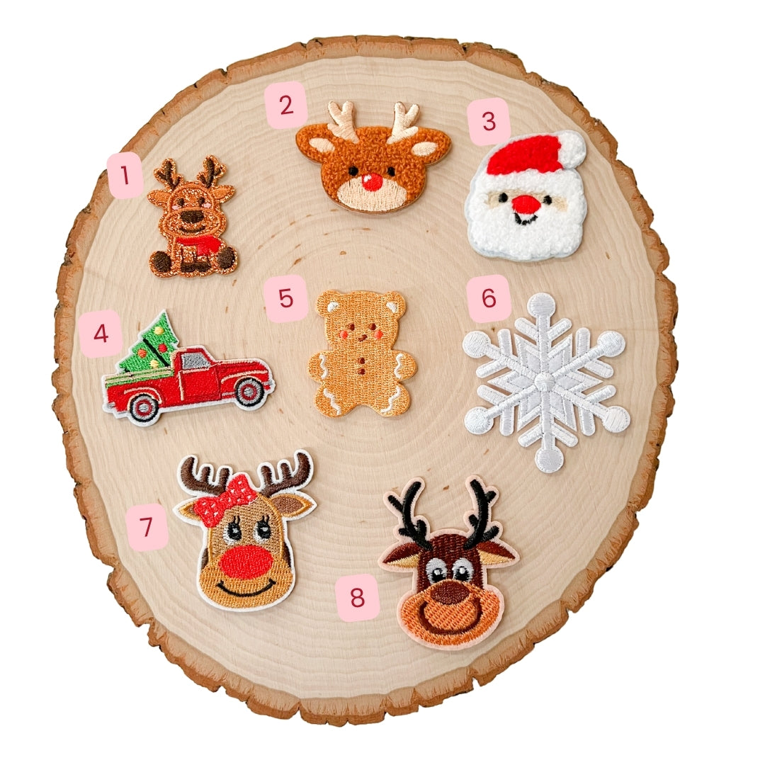 Christmas Iron On Patches