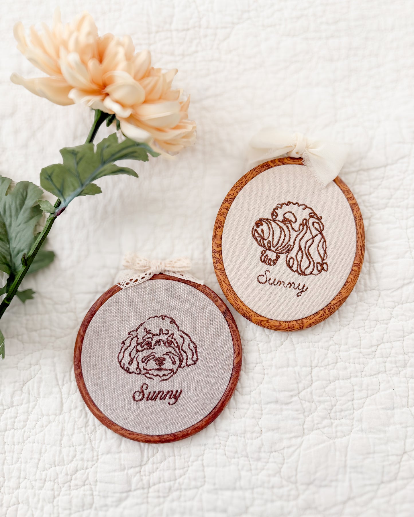 Minimalist Portrait Hoop