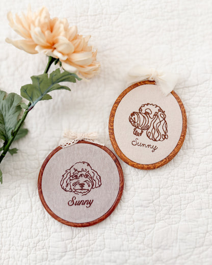 Minimalist Portrait Hoop