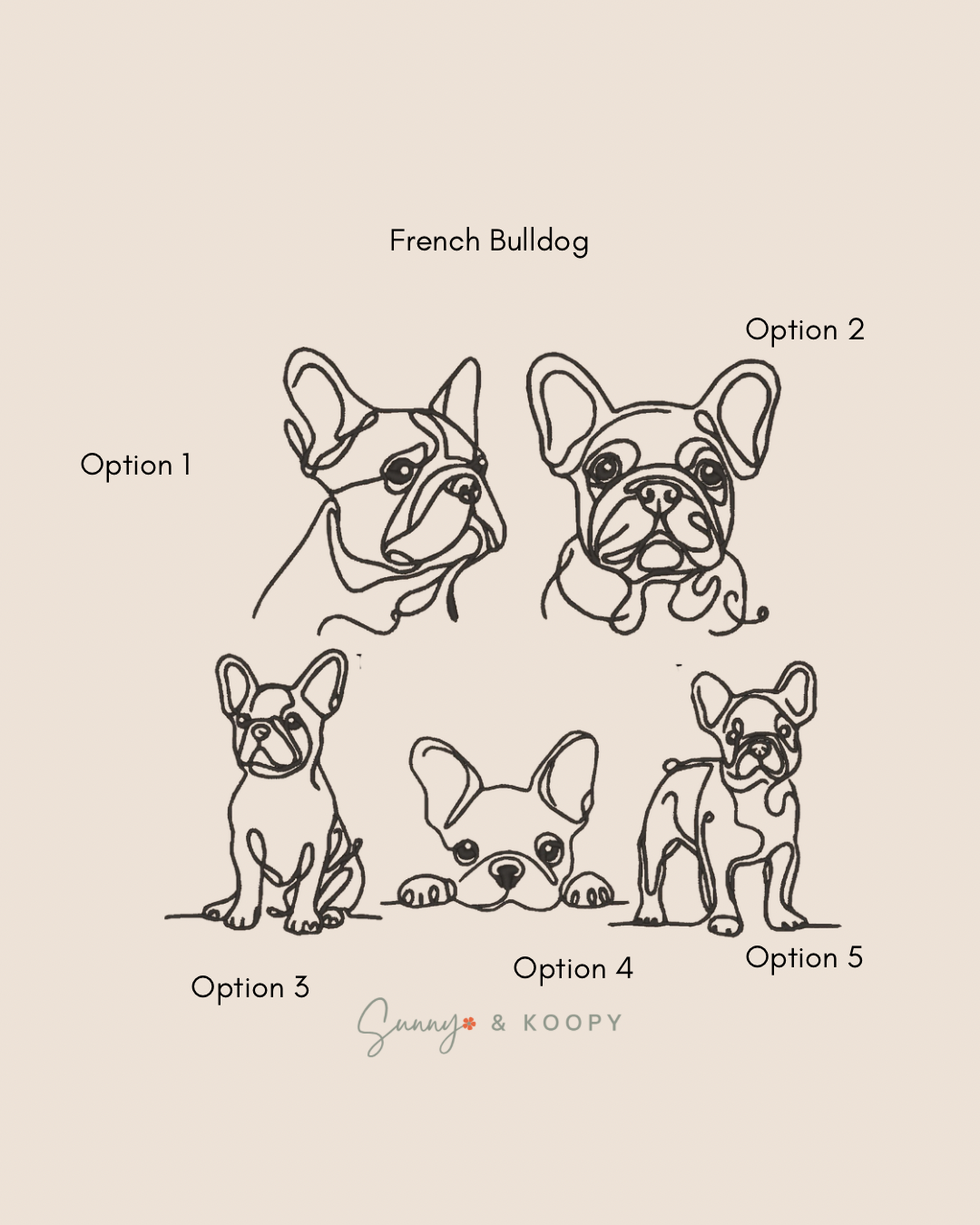 Minimalist Dog Breed Embroidered Bag Tag/Charm