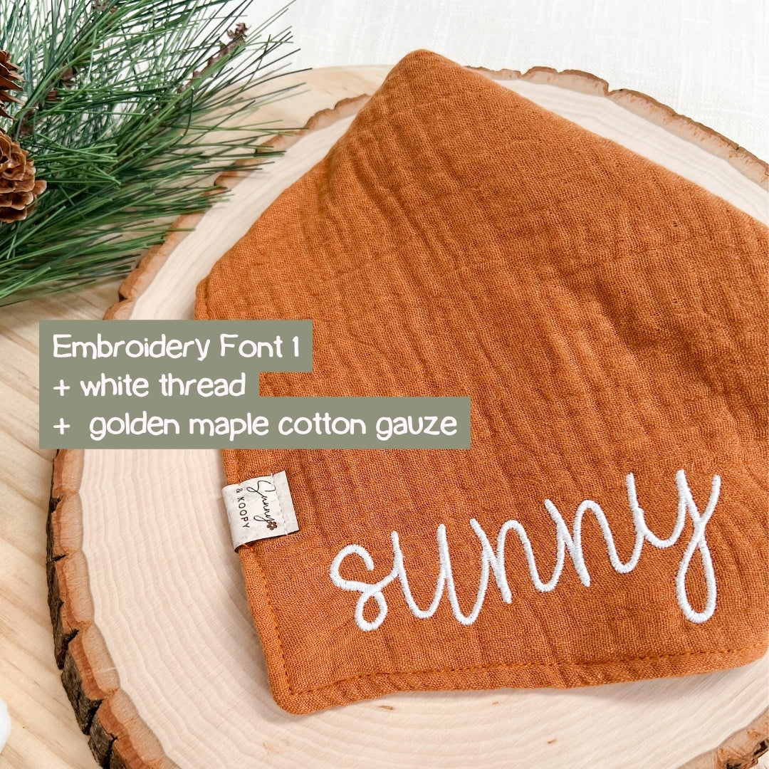 Custom Name Embroidered Add On