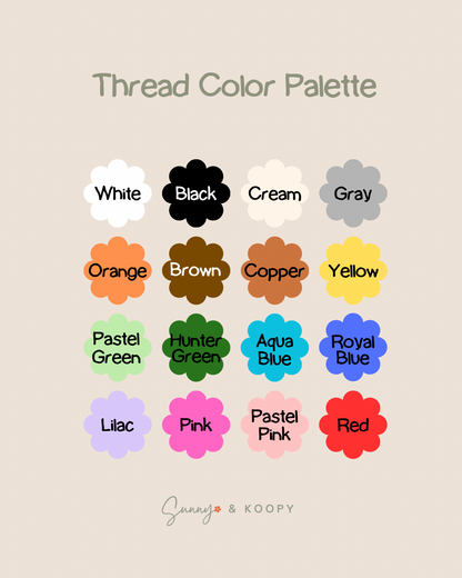 Doodle Embroidered Dog Bandana