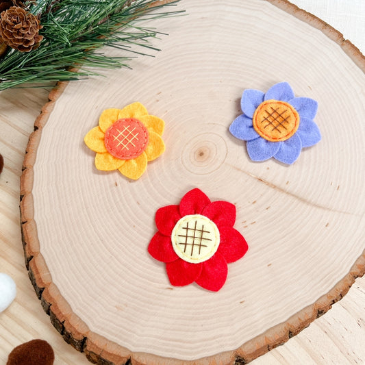 Flower Felt Patches