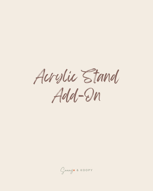 Acrylic Stand for Portrait Hoop