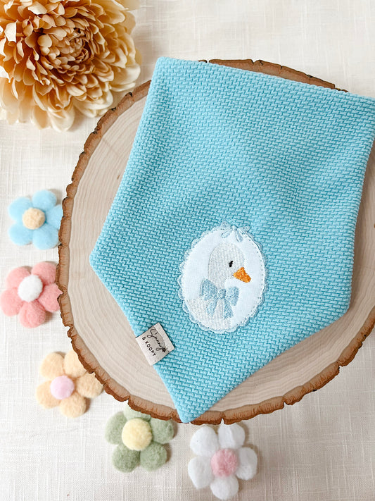 Oliver the Goose Appliqué Dog Bandana