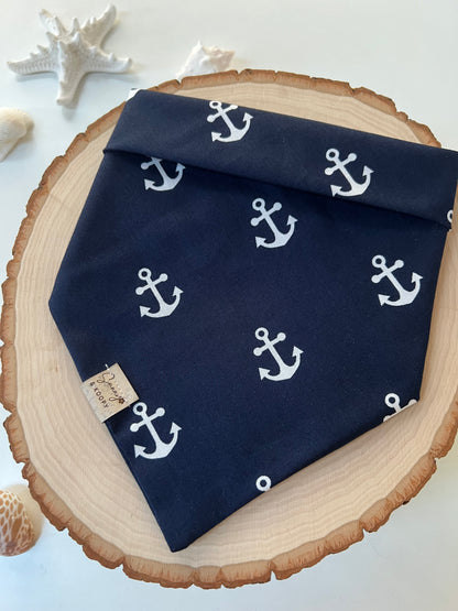 Anchors Aweigh Dog Bandana