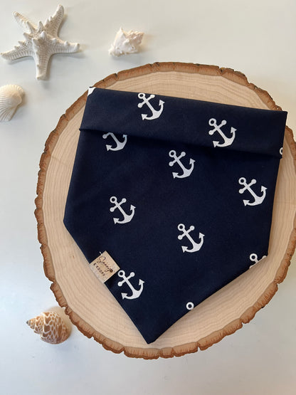 Anchors Aweigh Dog Bandana