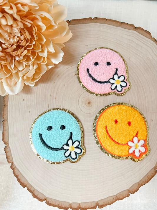 Spring Smiley Patch