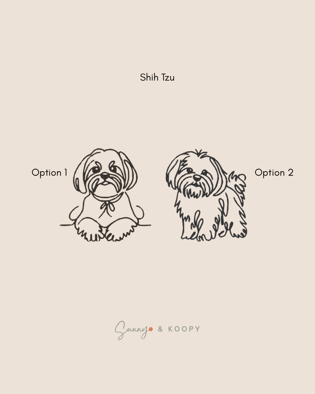 Minimalist Dog Breed Embroidered Bag Tag/Charm