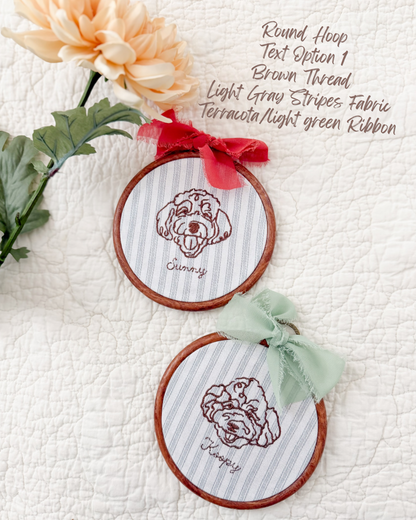 Minimalist Portrait Hoop