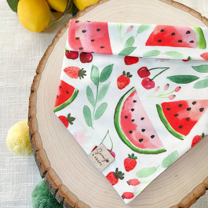 Berry Melon Dog Bandana