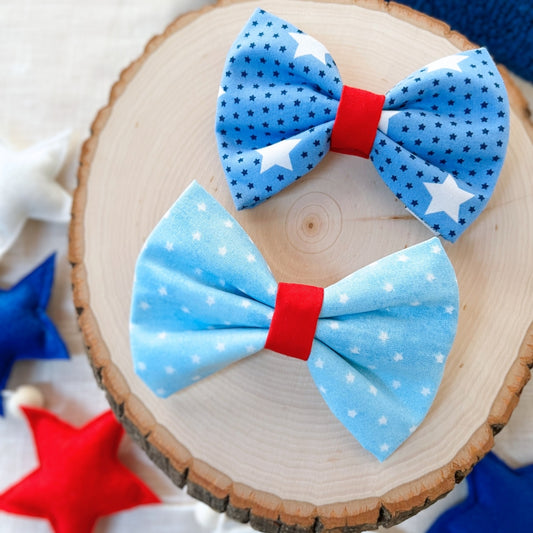 Patriotic Bow Tie & Sailor Bow