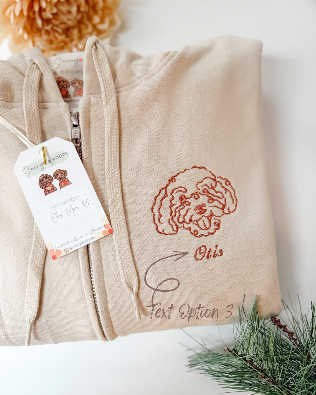 Sleeve Name Embroidery Add-On