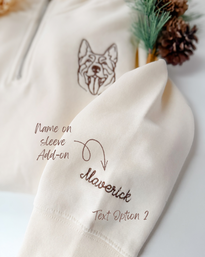 Sleeve Name Embroidery Add-On