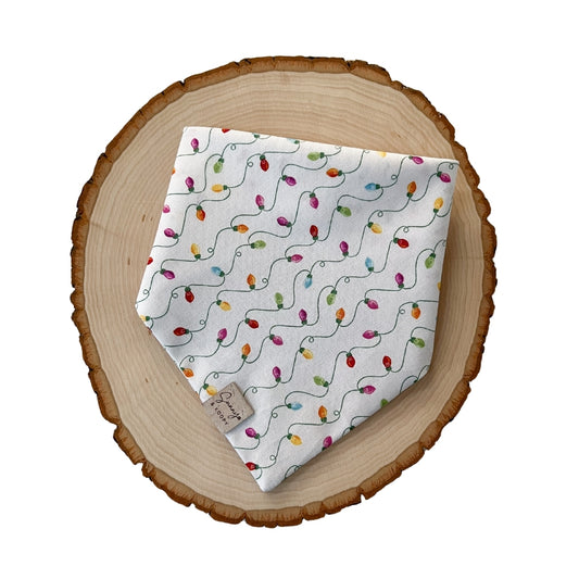 Christmas Lights Dog Bandana