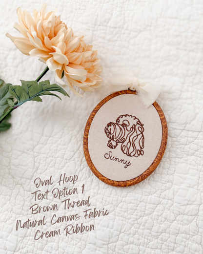 Minimalist Portrait Hoop