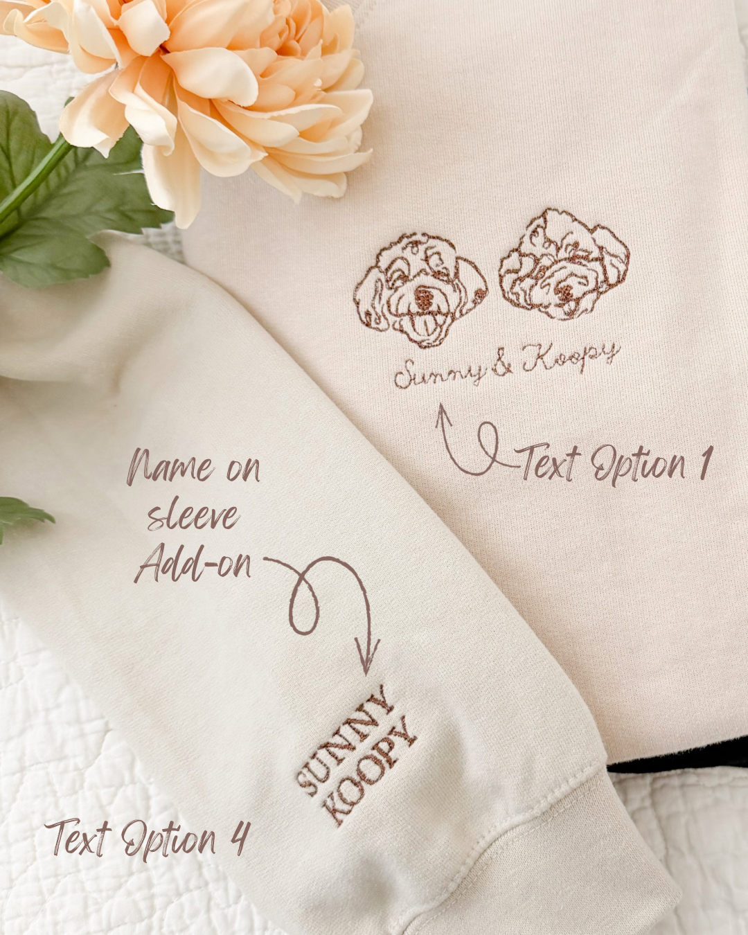 Sleeve Name Embroidery Add-On
