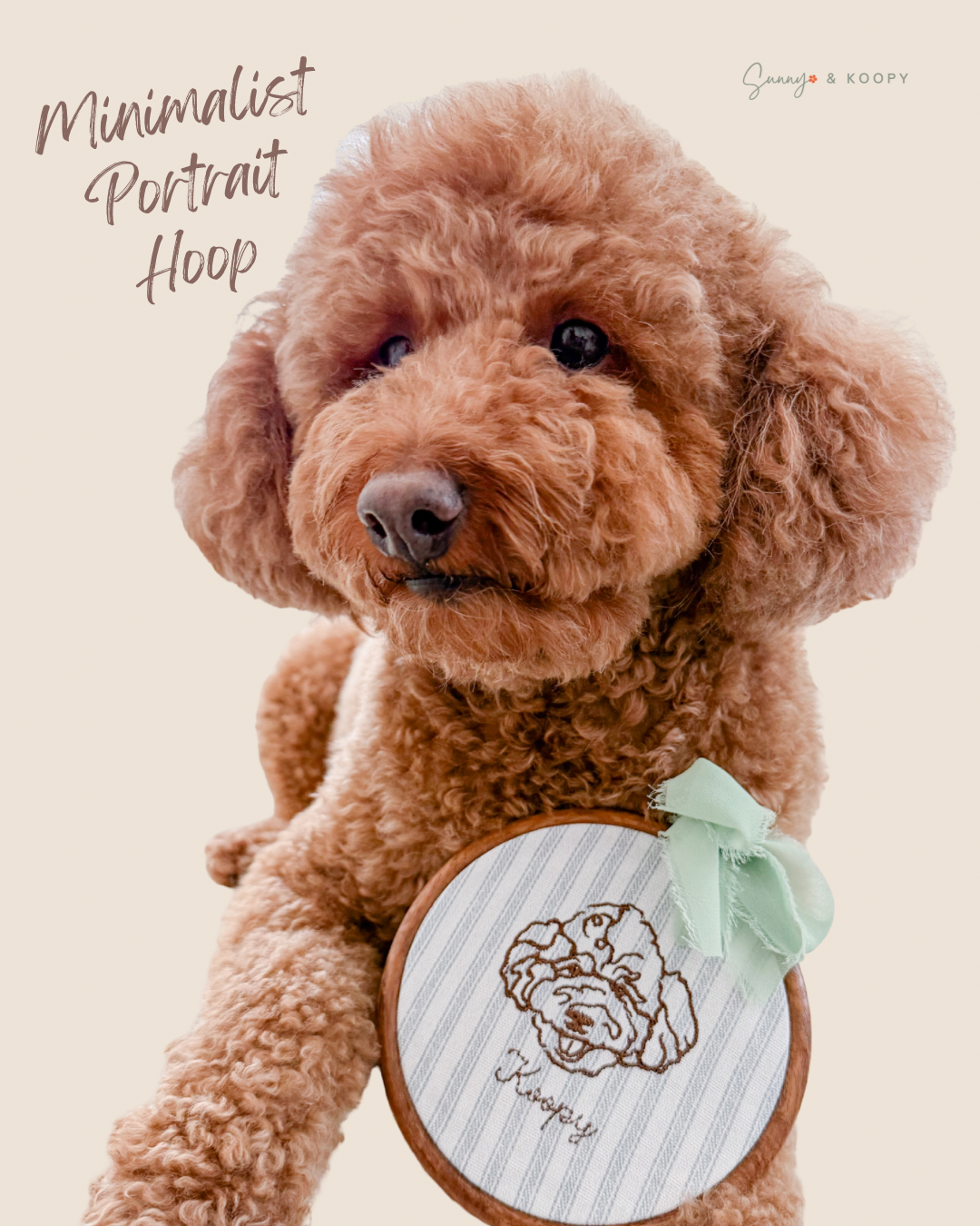 Minimalist Portrait Hoop
