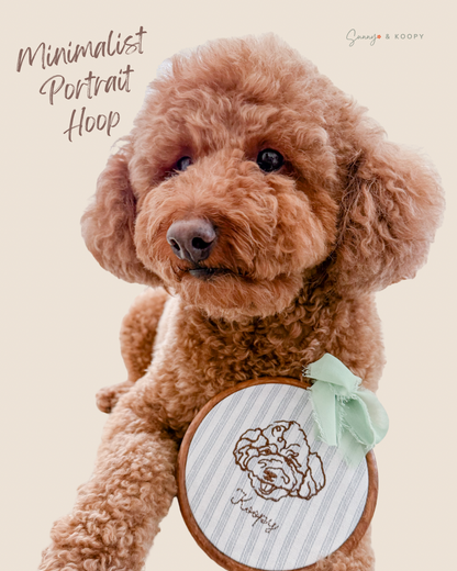 Minimalist Portrait Hoop