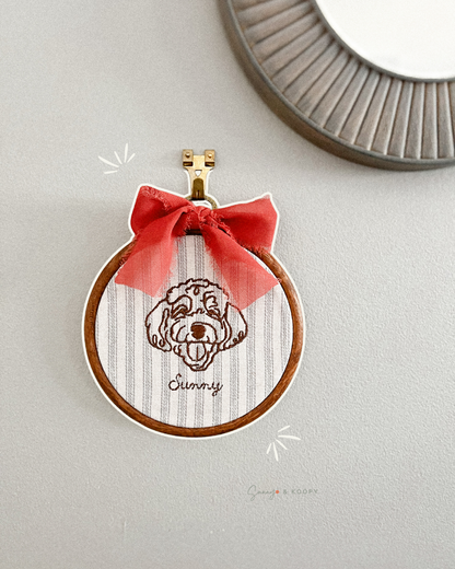 Minimalist Portrait Hoop