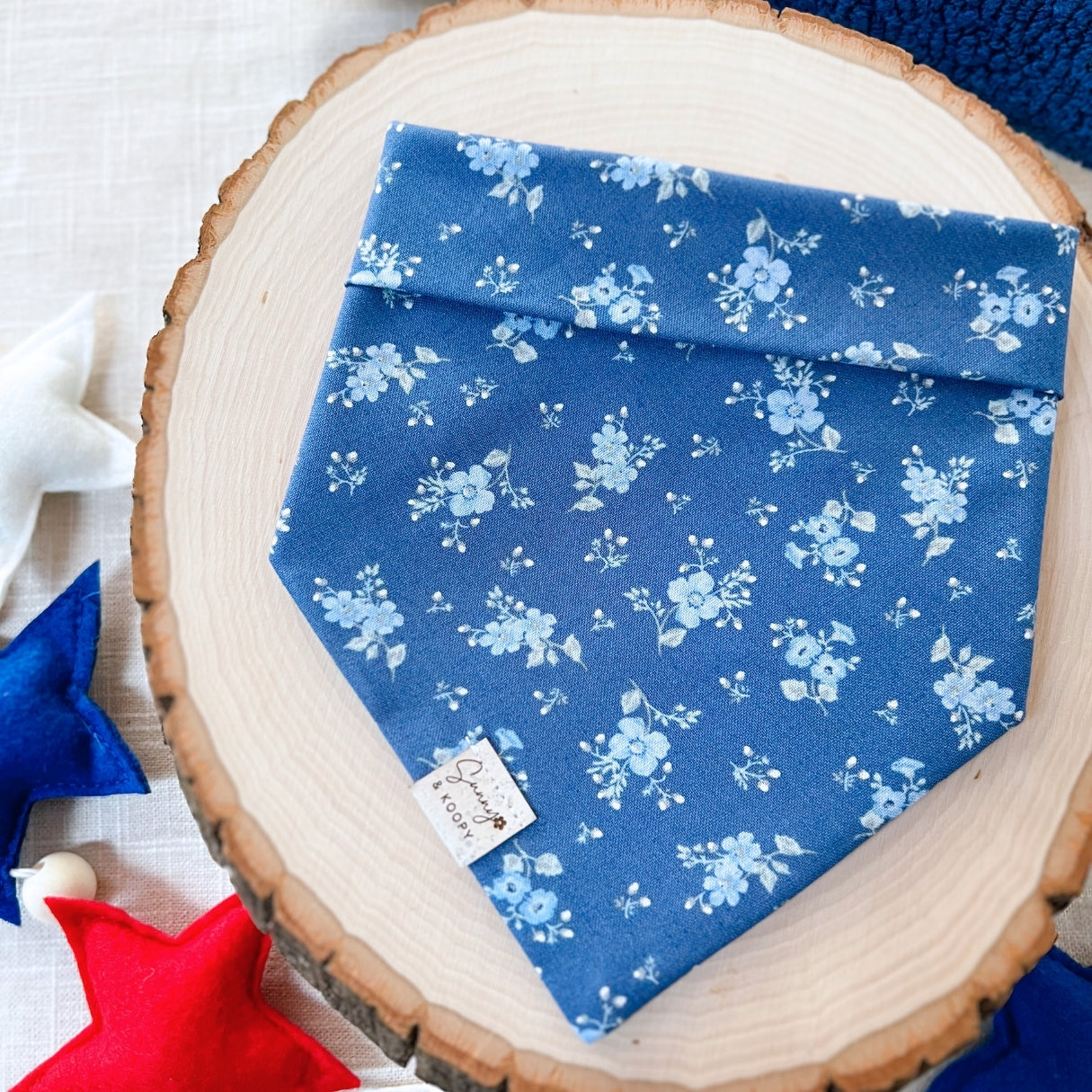 Floral Freedom Dog Bandana