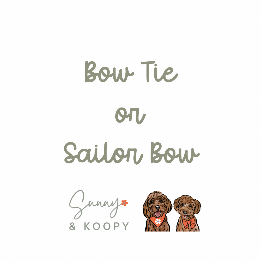 Custom Bow Tie Or Sailor Bow