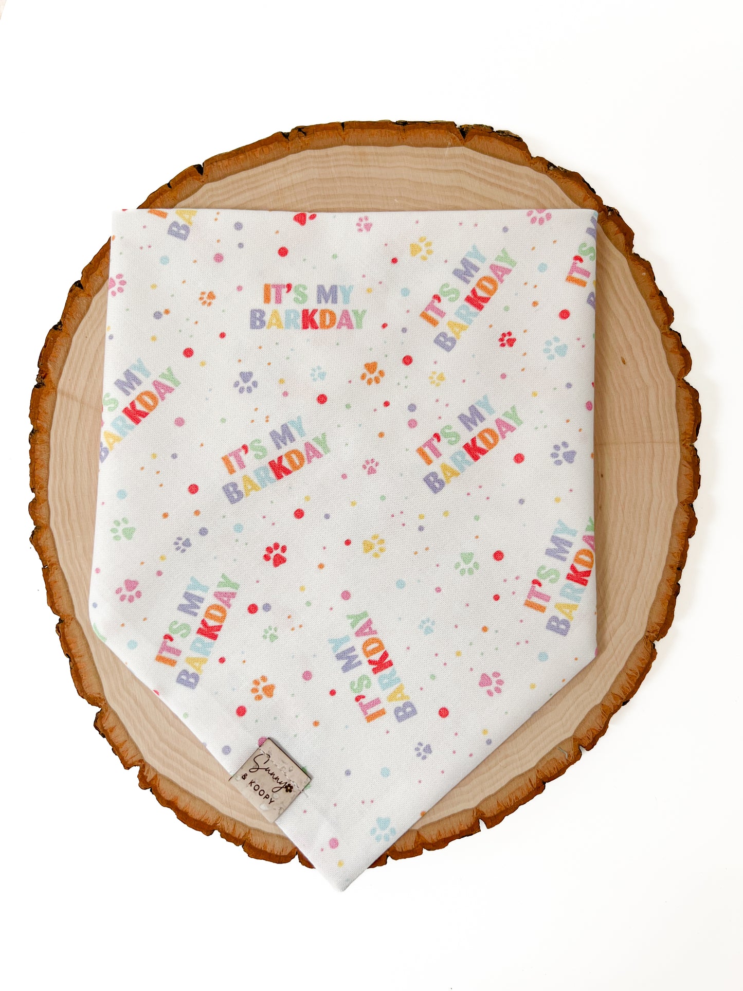 It’s My BarkDay Dog Bandana