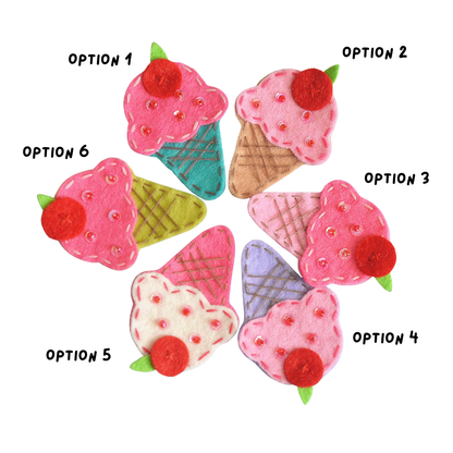 Summer Handmade Felt Patches