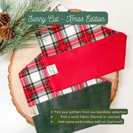 The Sunny Cut - Xmas Edition Dog Bandana