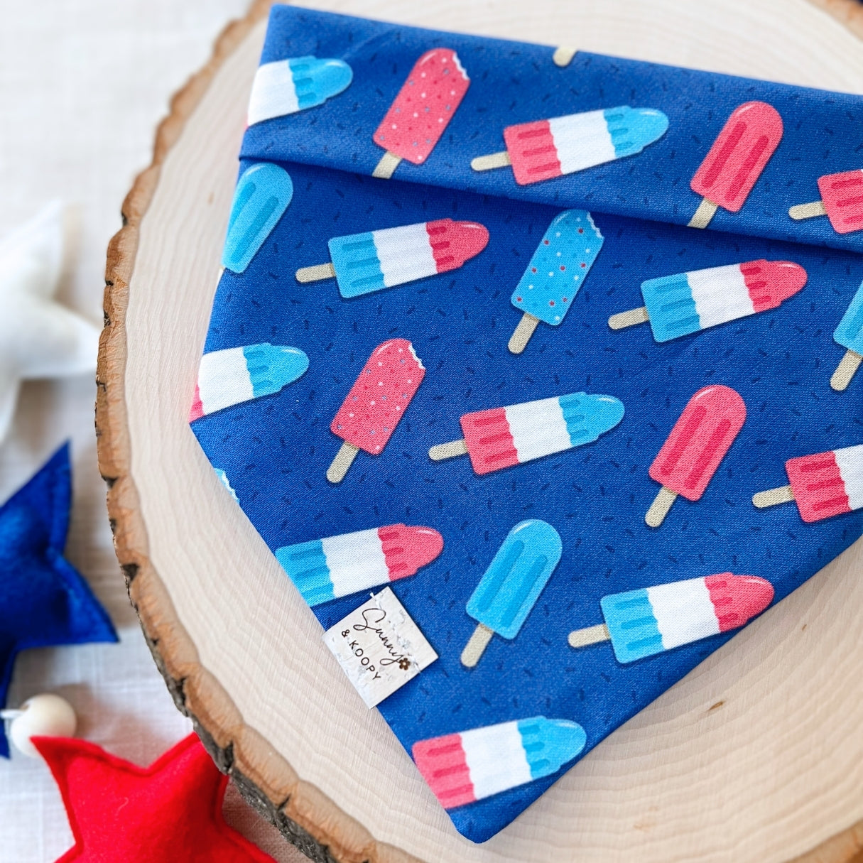 Pawpsicle Parade Dog Bandana