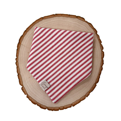 Peppermint Stripes Dog Bandana