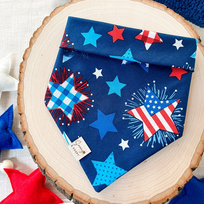 Stars and Sparklers Dog Bandana
