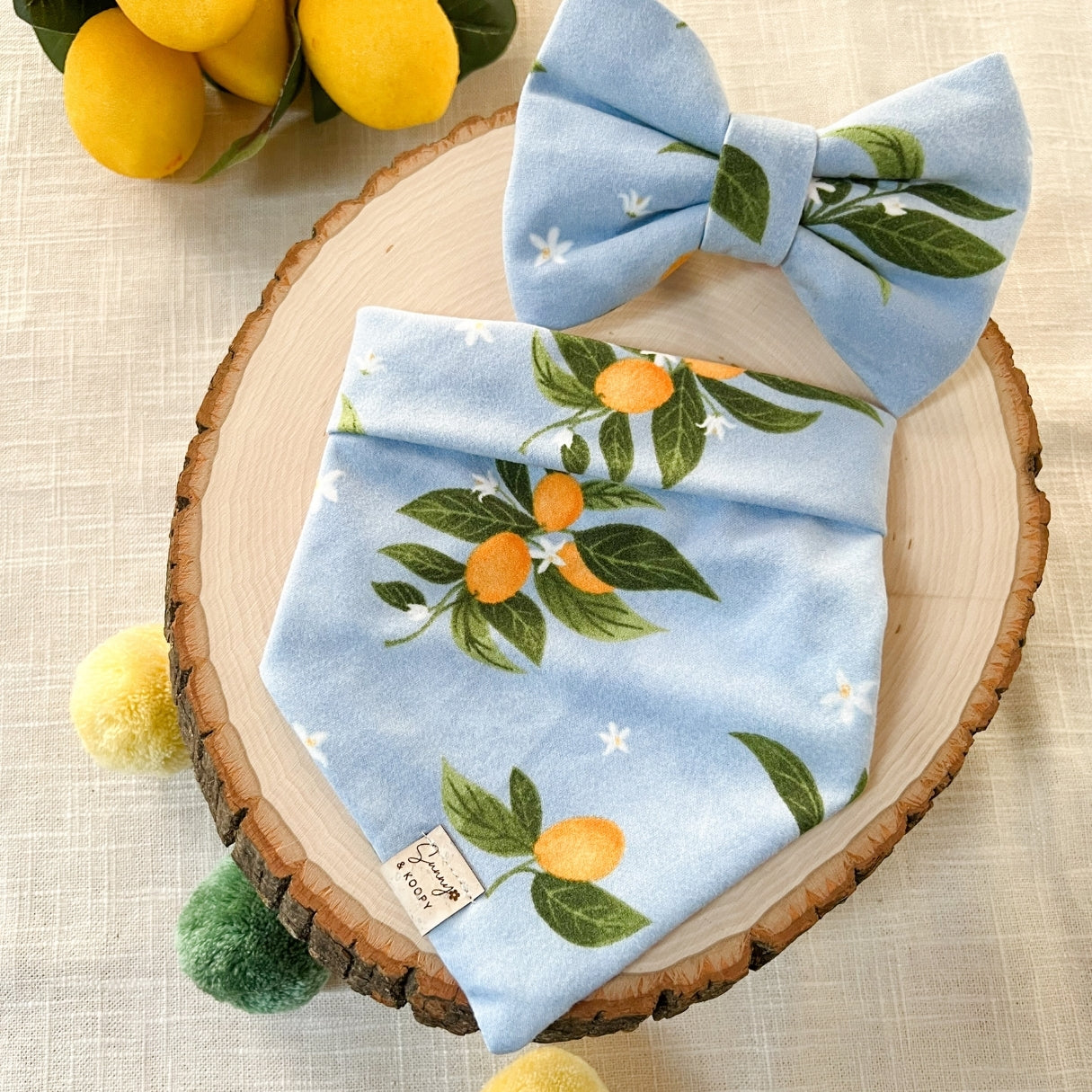 Sunny Squeeze Dog Bandana