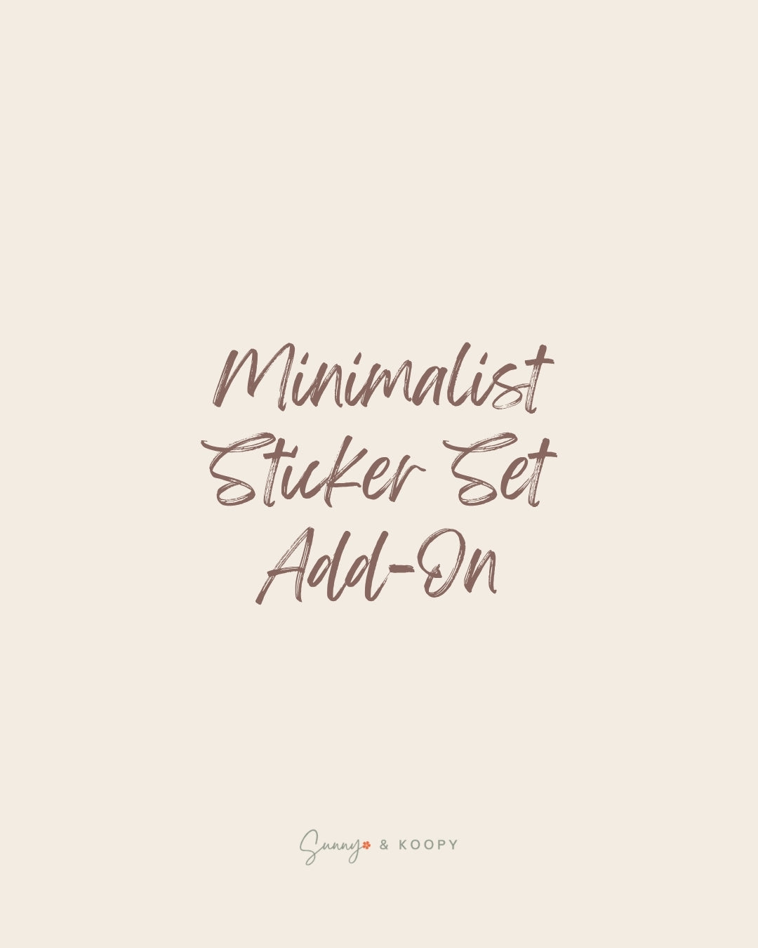 Minimalist Portrait Sticker Set