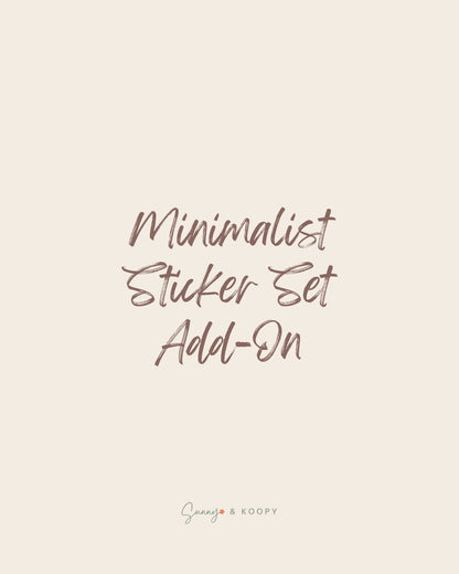 Minimalist Portrait Sticker Set