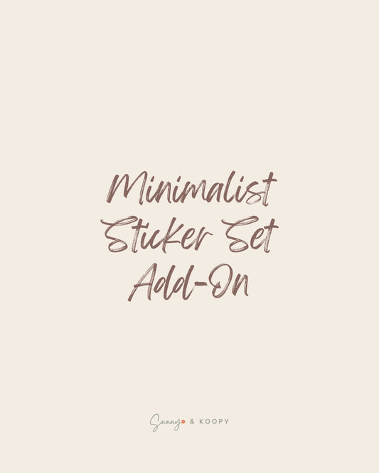 Minimalist Portrait Sticker Set
