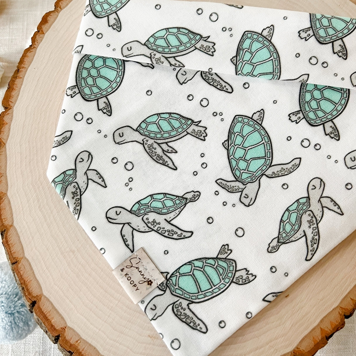 Turtley Cute Dog Bandana