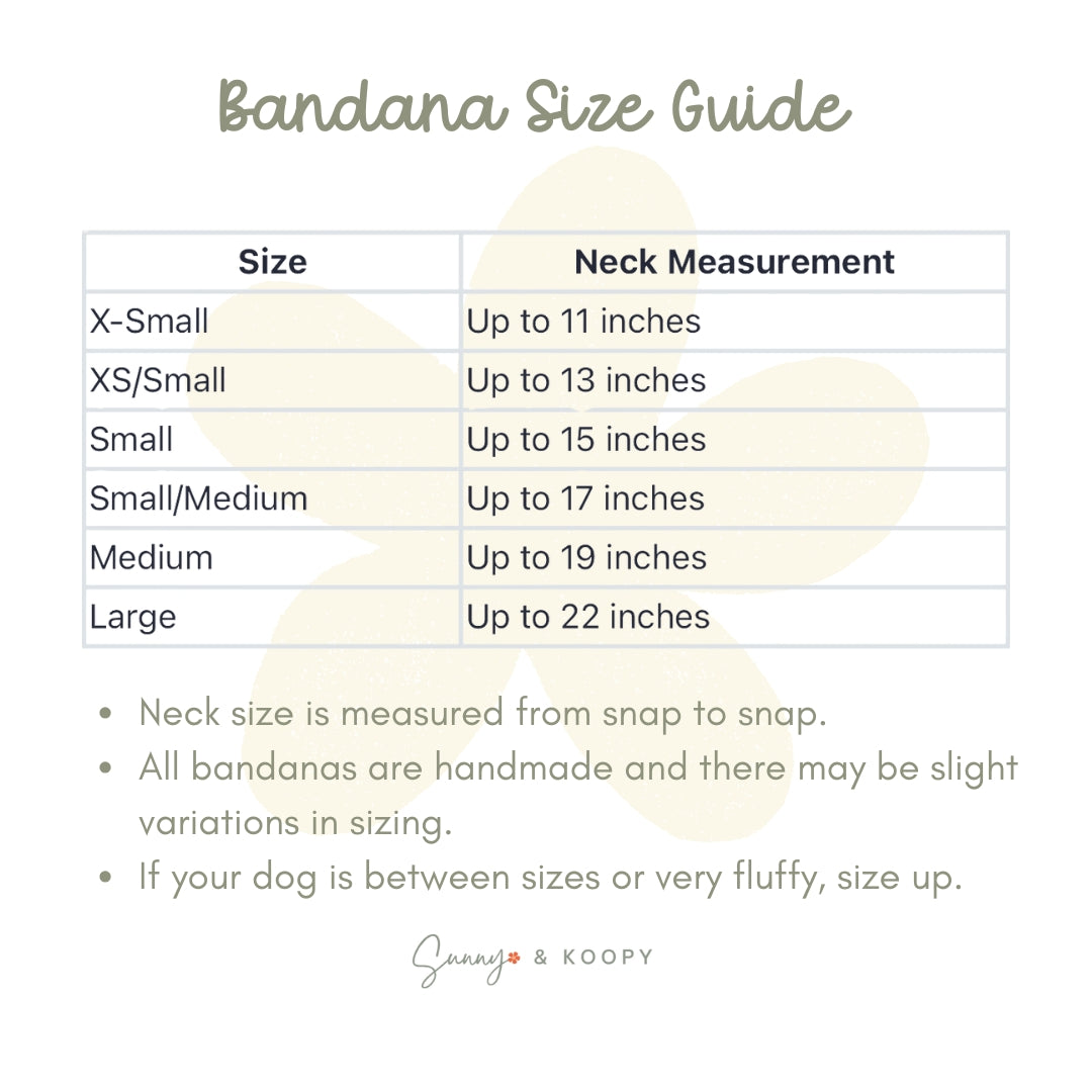 Candy Cane Custom Name Embroidered Dog Bandana