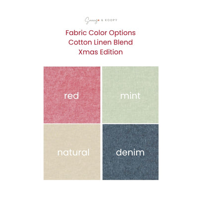 Christmas Monogram Embroidered Dog Bandana