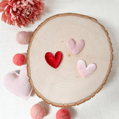 Heart Velvet Applique