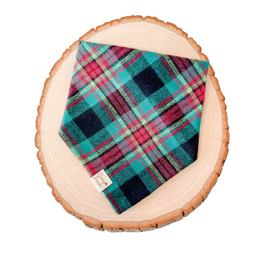 Holiday Snuggle Flannel Dog Bandana