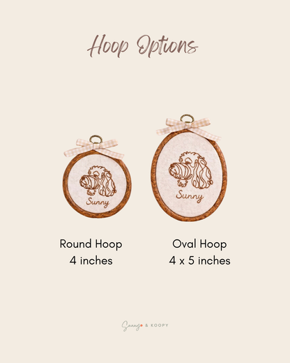 Minimalist Portrait Hoop