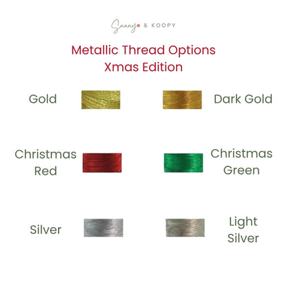 XMAS Custom Name Embroidered Add On