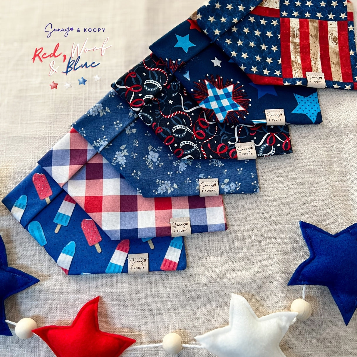 All American Dog Bandana