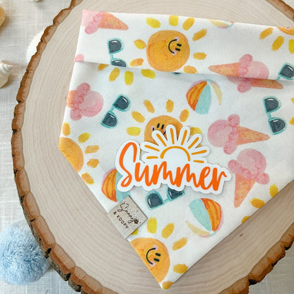 Pawty In The Sun Dog Bandana