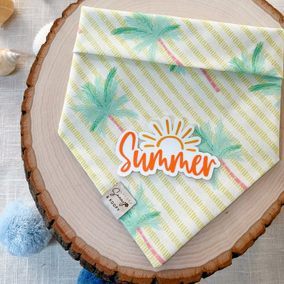 Palm Paradise Dog Bandana