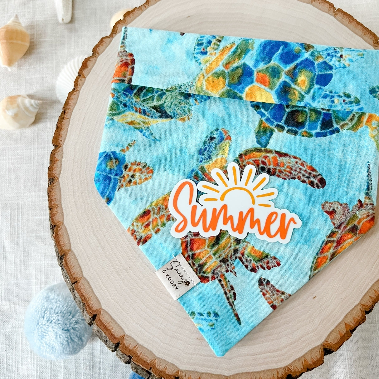 Turtle Tide Dog Bandana