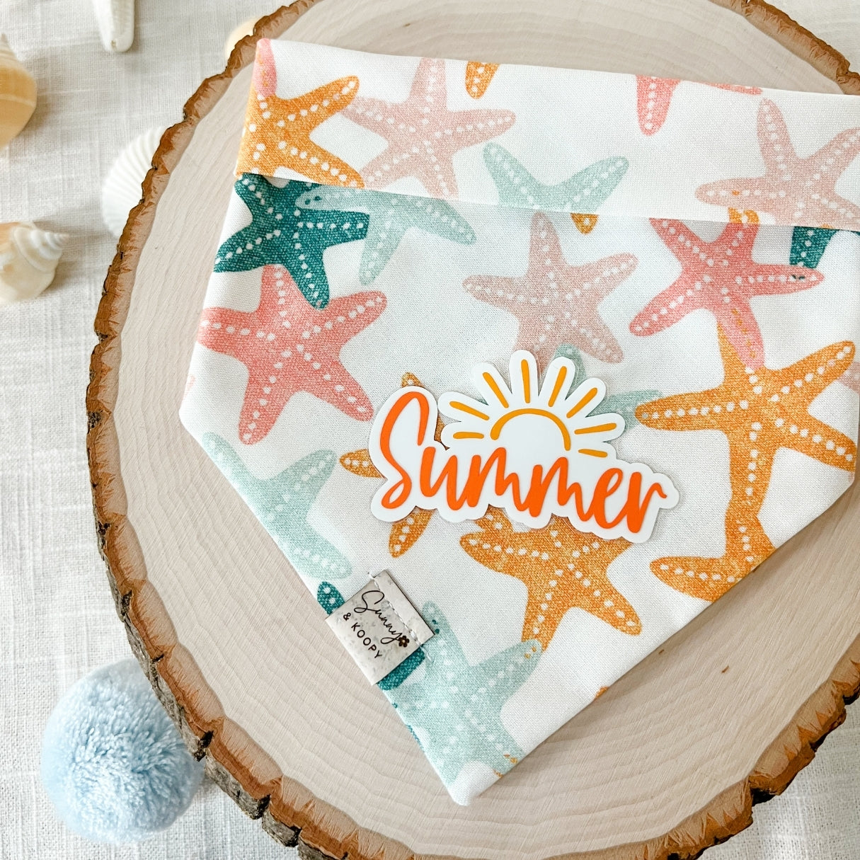 Beach Star Dog Bandana